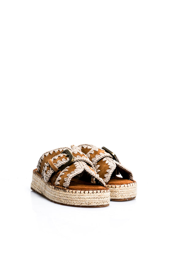 Scarpe Donna Mou JUTE SANDAL MU.SW641003A COG JUTE SANDAL MU.SW641003A COG Mou 