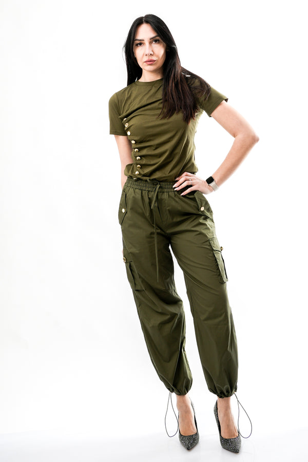 Pantalone Donna No Secrets NS033 FORESTA NS033 FORESTA No Secrets 