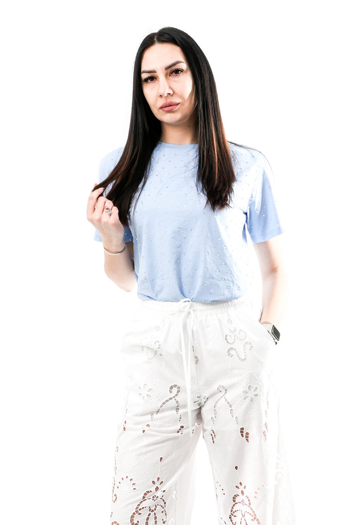 T-shirt Donna No Secrets NS146 CELESTE NS146 CELESTE No Secrets 