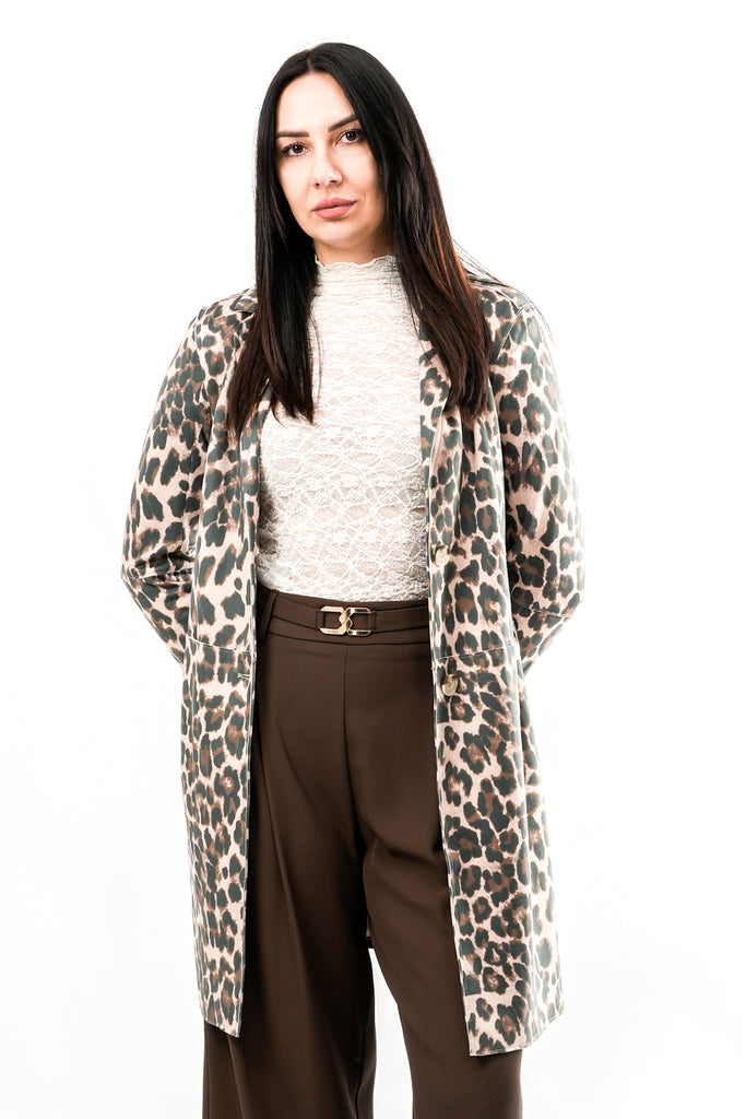 Cappotto Donna Rino & pelle BABICE.7002621 LEOPARD BABICE.7002621 LEOPARD Rino & pelle 