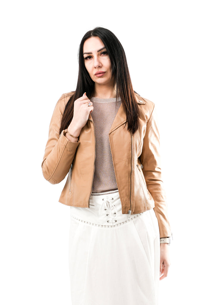Giubbino Donna Rino & pelle EMILY.3002621 BURLYWOOD EMILY.3002621 BURLYWOOD Rino & pelle 