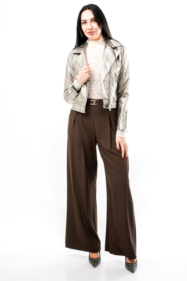 Giubbino Donna Rino & pelle ETNA.7502621 OLD GOLD METALLIC ETNA.7502621 OLD GOLD METALLIC Rino & pelle 