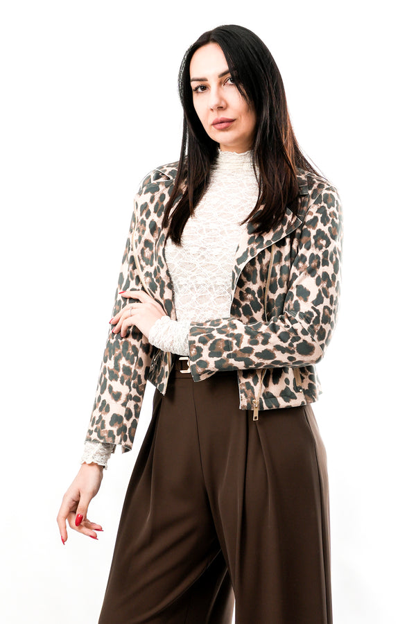 Giubbino Donna Rino & pelle INE.7002621 LEOPARD INE.7002621 LEOPARD Rino & pelle 