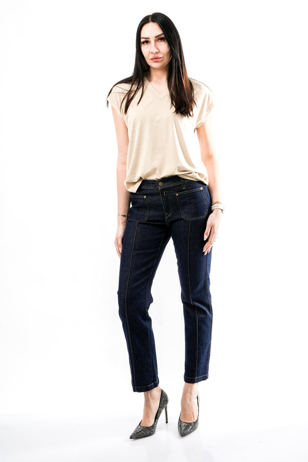 T-shirt Donna Rino & pelle KRISTEL.7002622 LIGHT BARK KRISTEL.7002622 LIGHT BARK Rino & pelle 