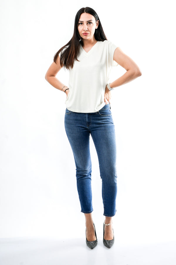 T-shirt Donna Rino & pelle KRISTEL.7002622 SNOW WHITE KRISTEL.7002622 SNOW WHITE Rino & pelle 