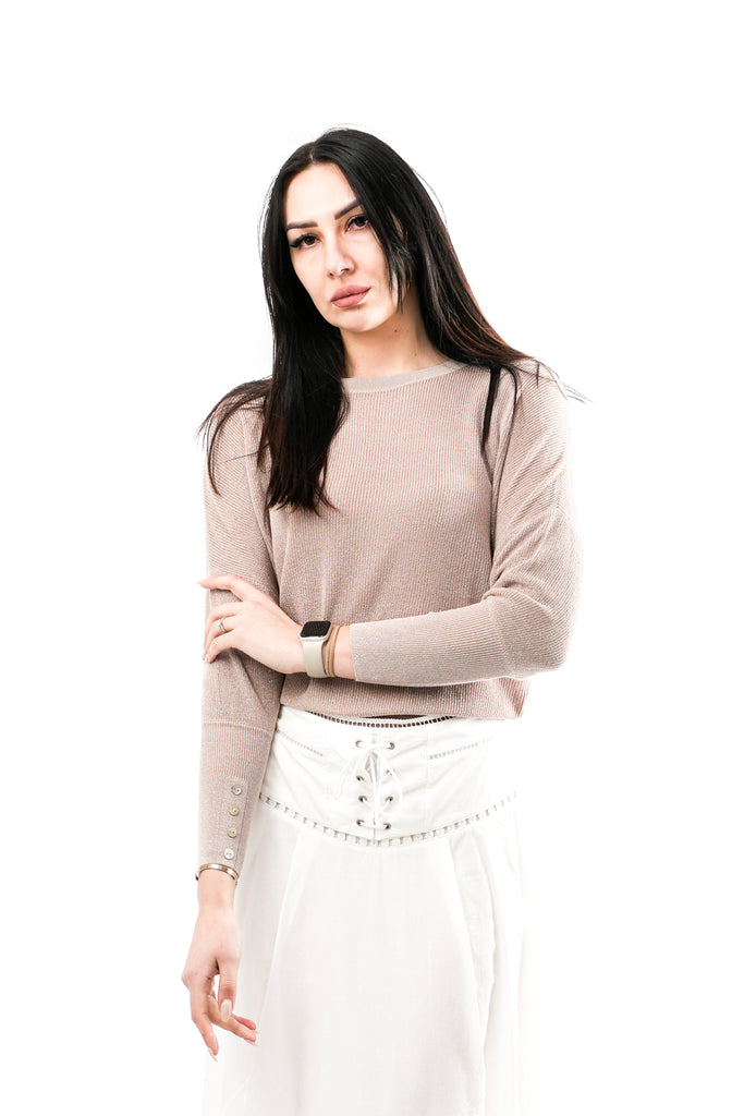 Maglia Donna Rino & pelle ZAAR.5002621 ROSY BROWN ZAAR.5002621 ROSY BROWN Rino & pelle 
