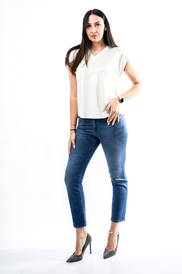 Jeans Donna Roy Roger  FLO HIGH WOMAN RND207D598A133 C0999 FLO HIGH WOMAN RND207D598A133 C0999 Roy Roger 
