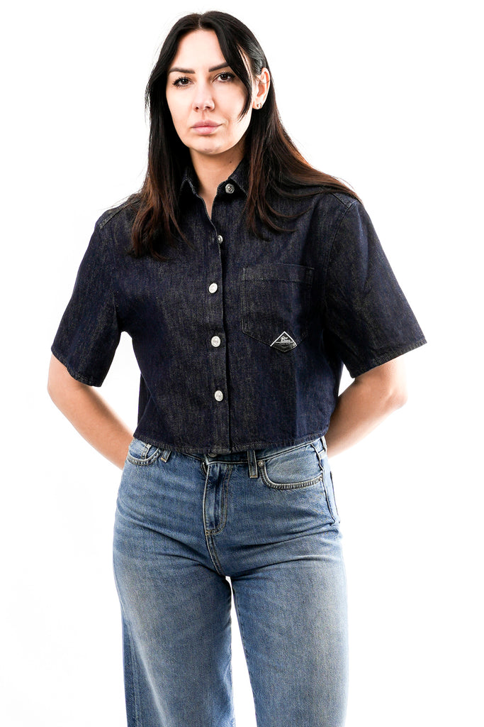 Camicia Donna Roy Roger  SHIRT S/S WOMAN RND90141D6850021 C0999 SHIRT S/S WOMAN RND90141D6850021 C0999 Roy Roger 