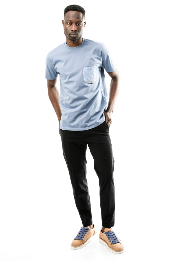 T-shirt Uomo Roy Roger  T-SHIRT POCKET DENIM MAN  RRU90171CA16 C0526 T-SHIRT POCKET DENIM MAN  RRU90171CA16 C0526 Roy Roger 
