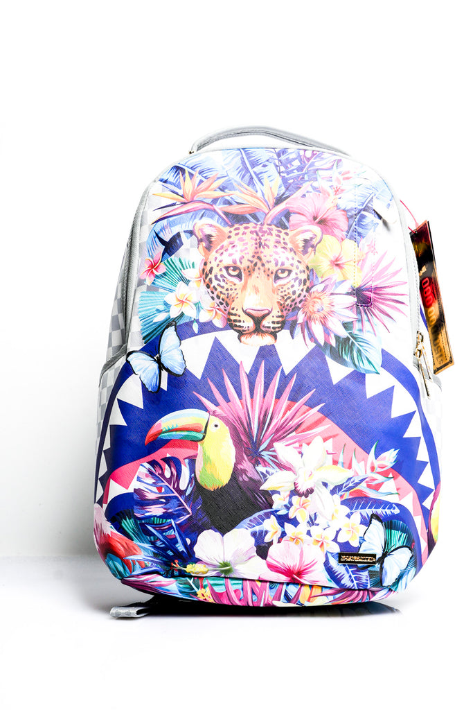 Zaino Unisex Sprayground FLOWERING JUNGLE SHARK BACKPACK 910B8625NSZ FLOWERING JUNGLE SHARK BACKPACK 910B8625NSZ Sprayground 