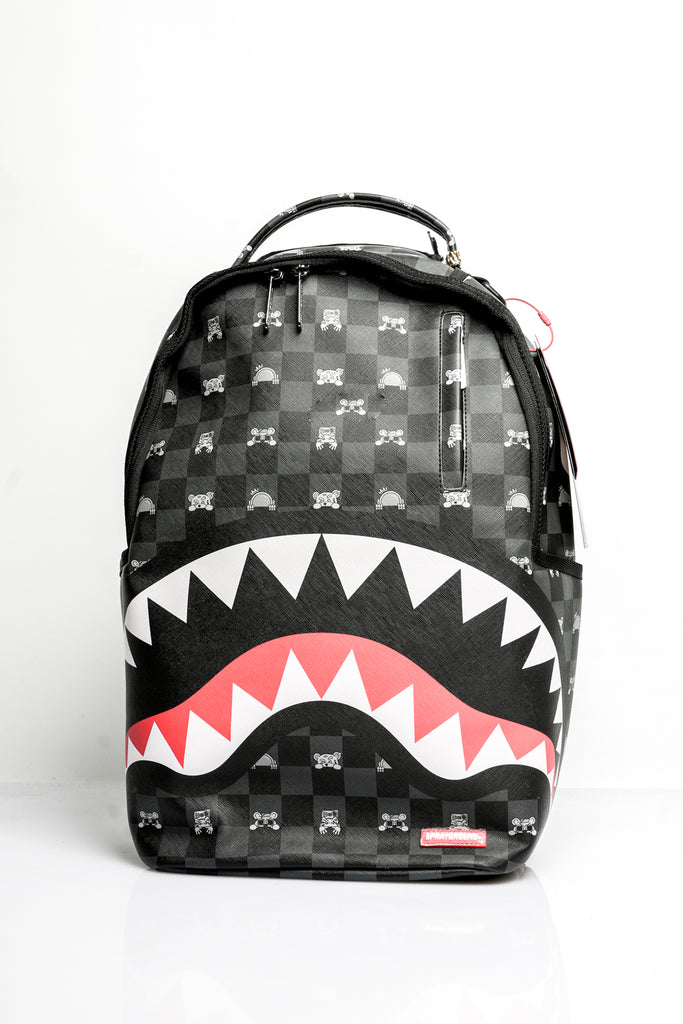 Zaino Unisex Sprayground GRAY PEEKING CHARACTER CHECK 910B8872NSZ GRAY PEEKING CHARACTER CHECK 910B8872NSZ Sprayground 