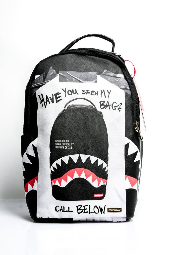 Zaino Unisex Sprayground MISSING BAG FLYER ON BAG WITH REAL CUT S 910B8735NSZ MISSING BAG FLYER ON BAG WITH REAL CUT S 910B8735NSZ Sprayground 
