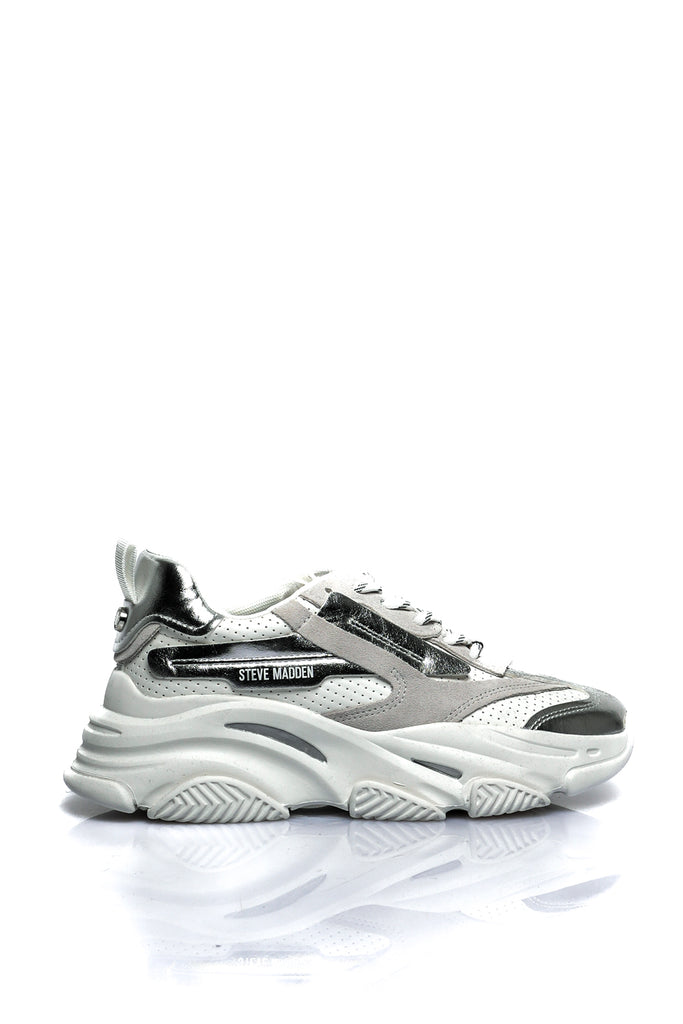 Scarpe Donna Steve Madden POSSES-PERF WHITE/SILVER POSSES-PERF WHITE/SILVER Steve Madden 