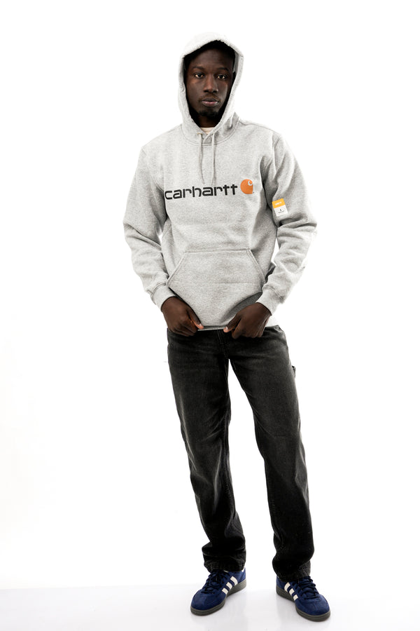 Felpa Unisex Carhartt SIGN.LOGO HOOD 100074 HEATHER GREY SIGN.LOGO HOOD 100074 HEATHER GREY Carhartt 