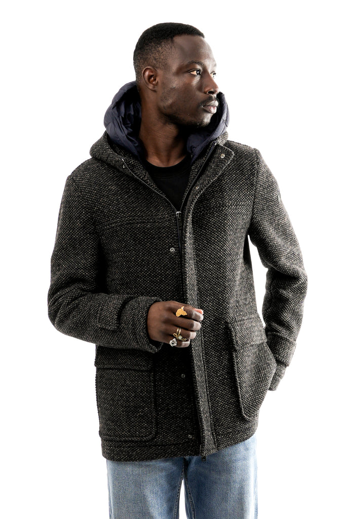 Cappotto Uomo Distretto12 HOODED JACKET BLASIUS 0027 HOODED JACKET BLASIUS 0027 Distretto12 