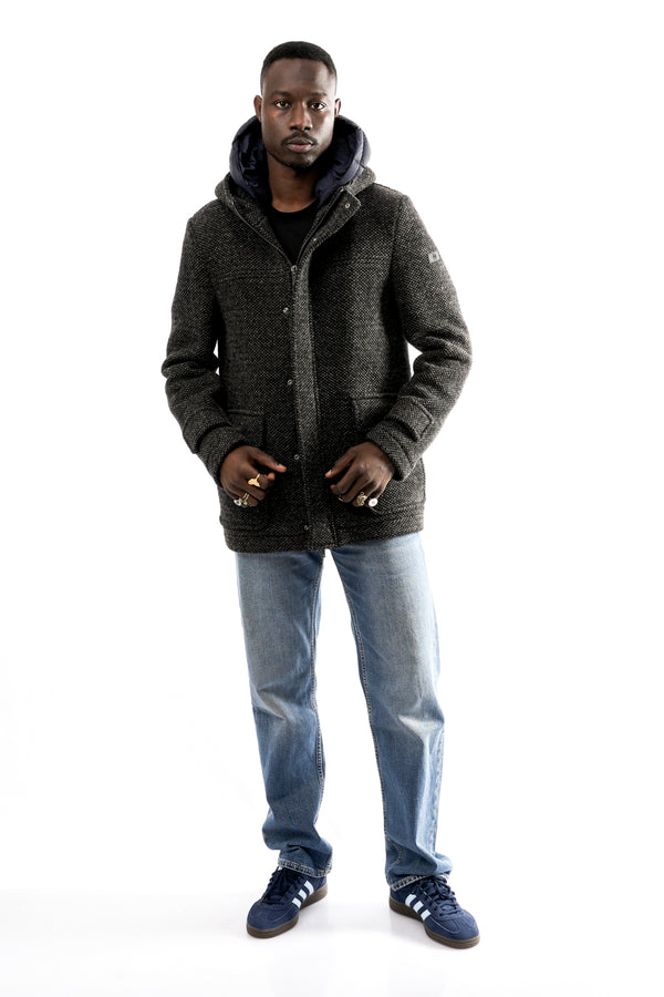 Cappotto Uomo Distretto12 HOODED JACKET BLASIUS 0027 HOODED JACKET BLASIUS 0027 Distretto12 