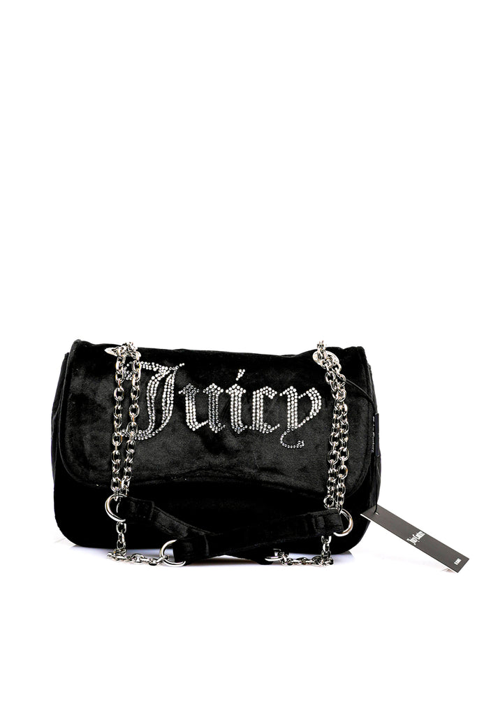 Borsa Donna Juicy Couture KIMBERLY CROSSBODY W/ FLA BLACK KIMBERLY CROSSBODY W/ FLA BLACK Juicy Couture 