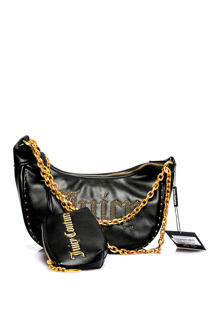 Borsa Donna Juicy Couture KIMBERLY SMALL HOBO PU BLACK KIMBERLY SMALL HOBO PU BLACK Juicy Couture 