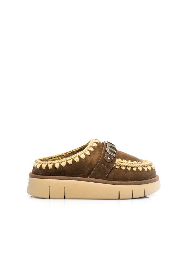 Ciabatta Donna Mou BOUNCE CLOG METAL LOGO ELGRY BOUNCE CLOG METAL LOGO ELGRY Mou 