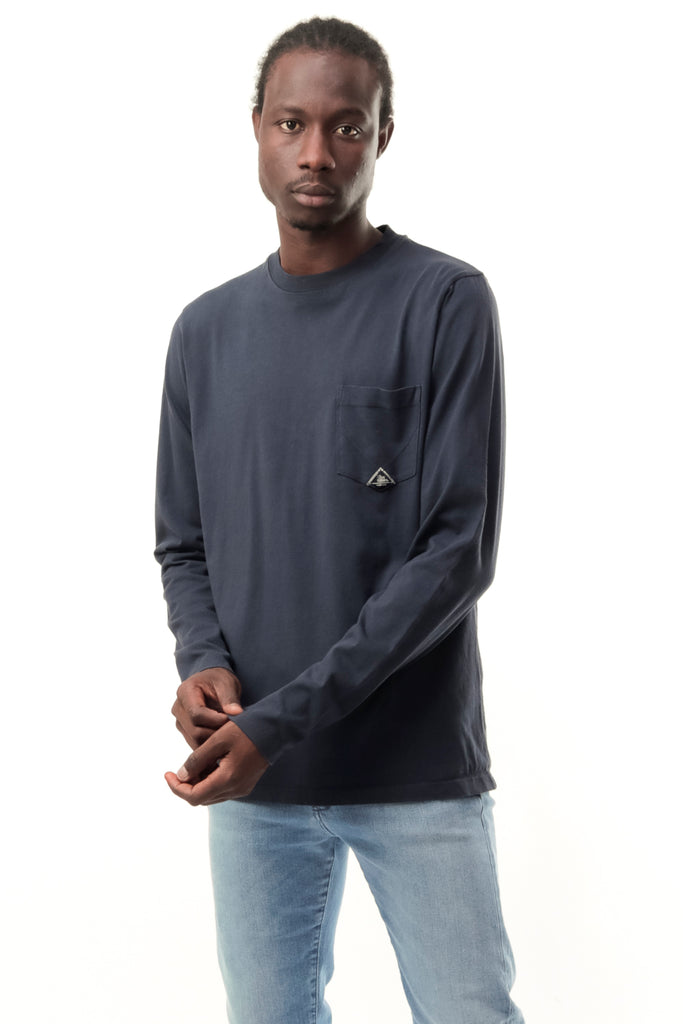 T-shirt Uomo Roy Roger  T-SHIRT POCKET LS BLUE NAVY T-SHIRT POCKET LSBLUE NAVY Roy Roger
