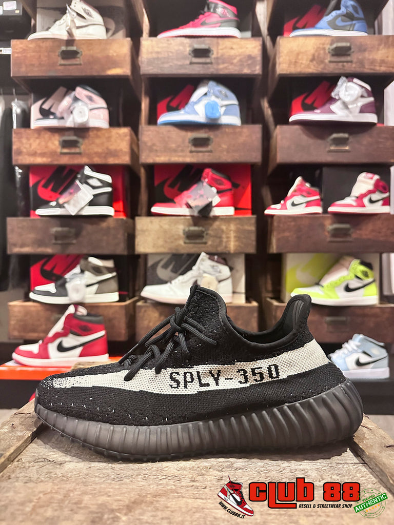 Sneakers Unisex Adidas YEEZY BOOST 350 V2 BY1604 CORE BLACK WHITE YEEZY BOOST 350 V2 BY1604 CORE BLACK WHITE Adidas 