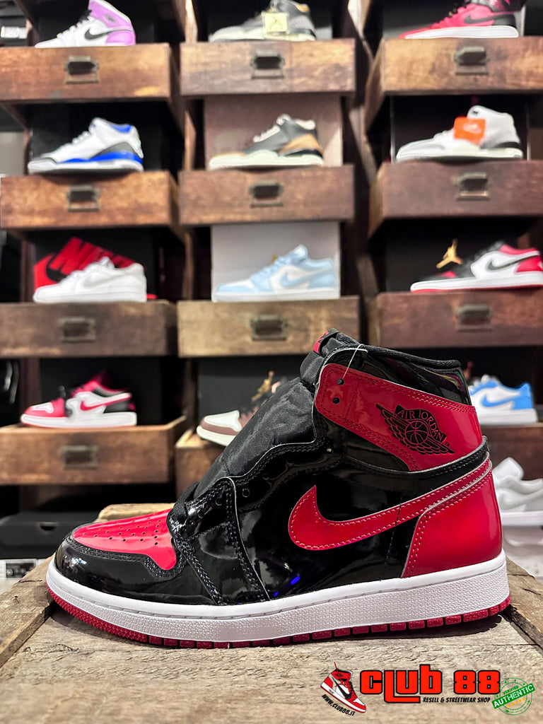 Sneakers Unisex Nike Jordan AIR JORDAN 1 HIGH 555088-063 PATENT BREAD AIR JORDAN 1 HIGH555088-063 PATENT BREAD Nike Jordan