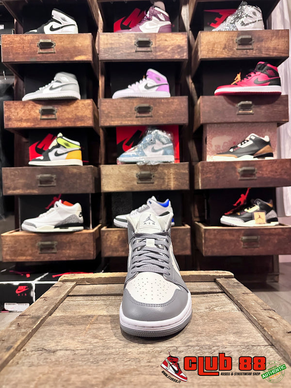 Sneakers Unisex Nike Jordan AIR JORDAN 1 MID BQ6472-115 STEALTH AIR JORDAN 1 MIDBQ6472-115 STEALTH Nike Jordan