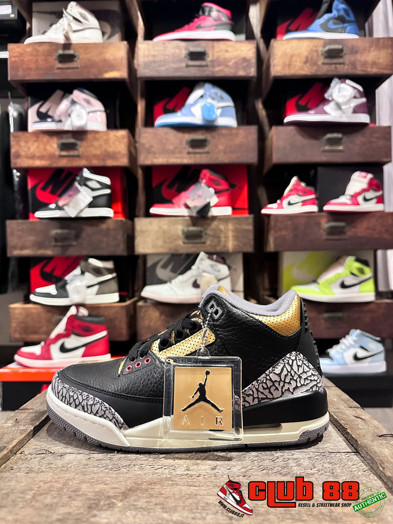 Sneakers Unisex Nike Jordan AIR JORDAN 3 CK9246-067 METALLIC GOLD AIR JORDAN 3CK9246-067 METALLIC GOLD Nike Jordan