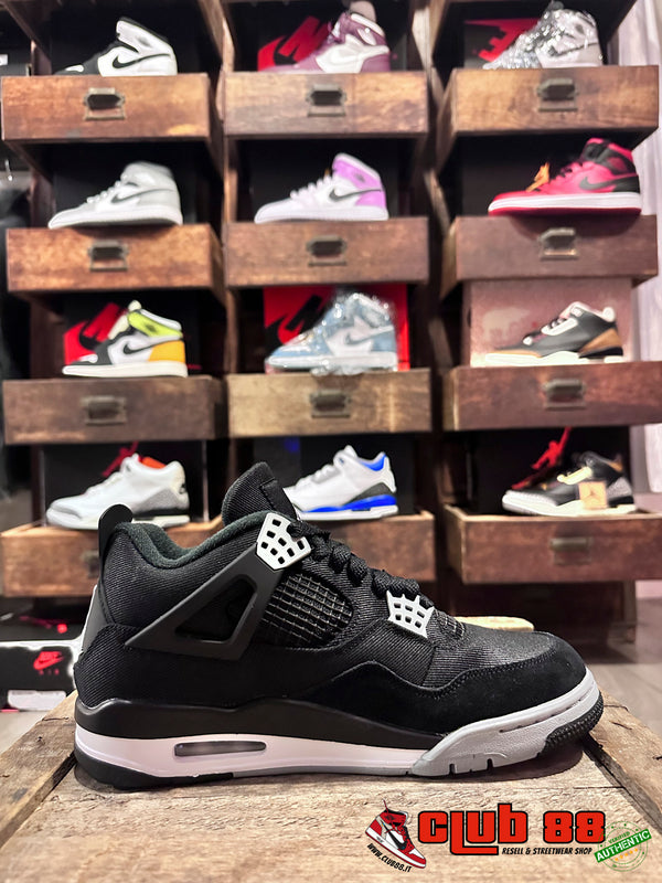 Sneakers Unisex Nike Jordan AIR JORDAN 4 DH7138-006 BLACK CANVAS AIR JORDAN 4DH7138-006 BLACK CANVAS Nike Jordan