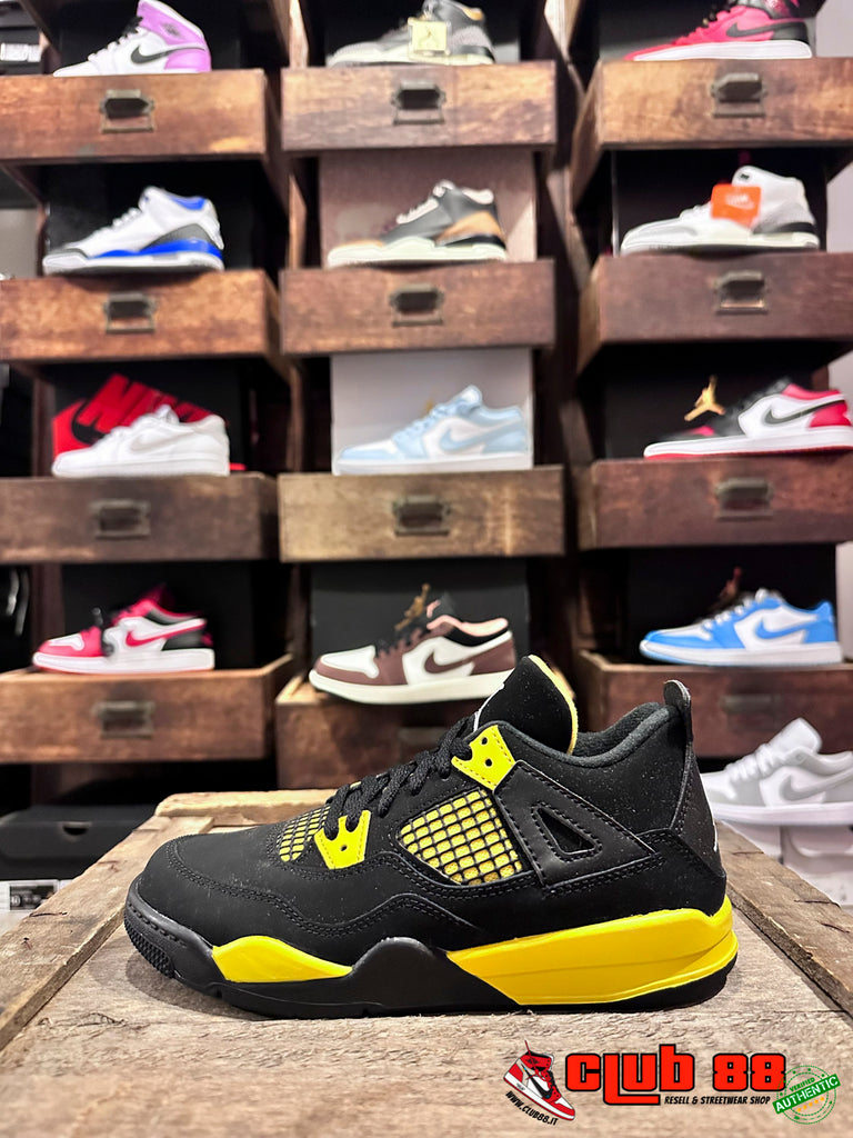 Sneakers Bambino Nike Jordan AIR JORDAN 4 PS BQ7669-017 YELLOW THUNDER AIR JORDAN 4 PSBQ7669-017 YELLOW THUNDER Nike Jordan
