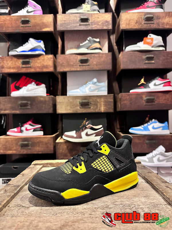 Sneakers Bambino Nike Jordan AIR JORDAN 4 PS BQ7669-017 YELLOW THUNDER AIR JORDAN 4 PSBQ7669-017 YELLOW THUNDER Nike Jordan