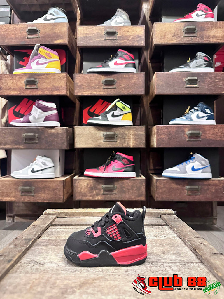 Sneakers Bambino Nike Jordan AIR JORDAN 4 TD BQ7670-016 RED THUNDER AIR JORDAN 4 TDBQ7670-016 RED THUNDER Nike Jordan