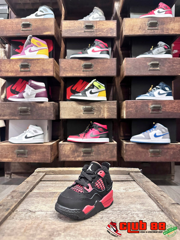 Sneakers Bambino Nike Jordan AIR JORDAN 4 TD BQ7670-016 RED THUNDER AIR JORDAN 4 TDBQ7670-016 RED THUNDER Nike Jordan