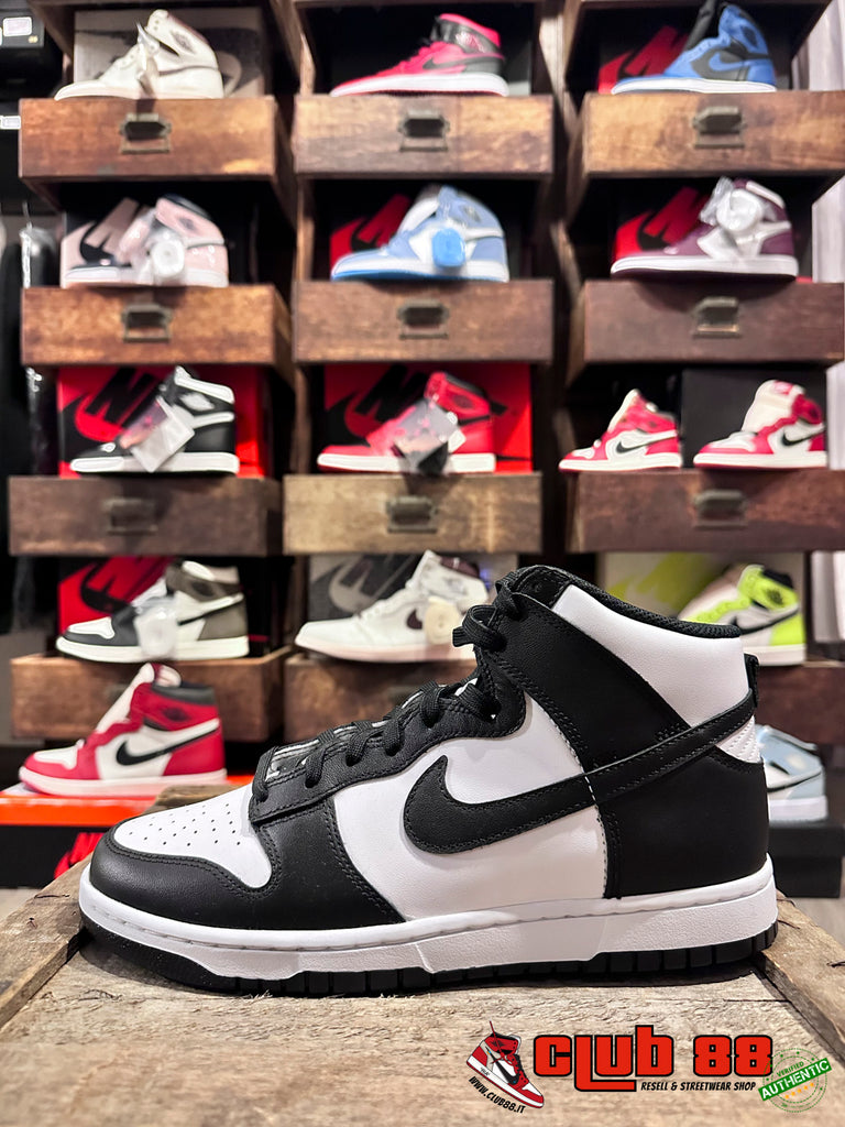 Sneakers Unisex Nike Jordan DUNK HIGH DD1399-105 WHITE BLACK DUNK HIGHDD1399-105 WHITE BLACK Nike Jordan