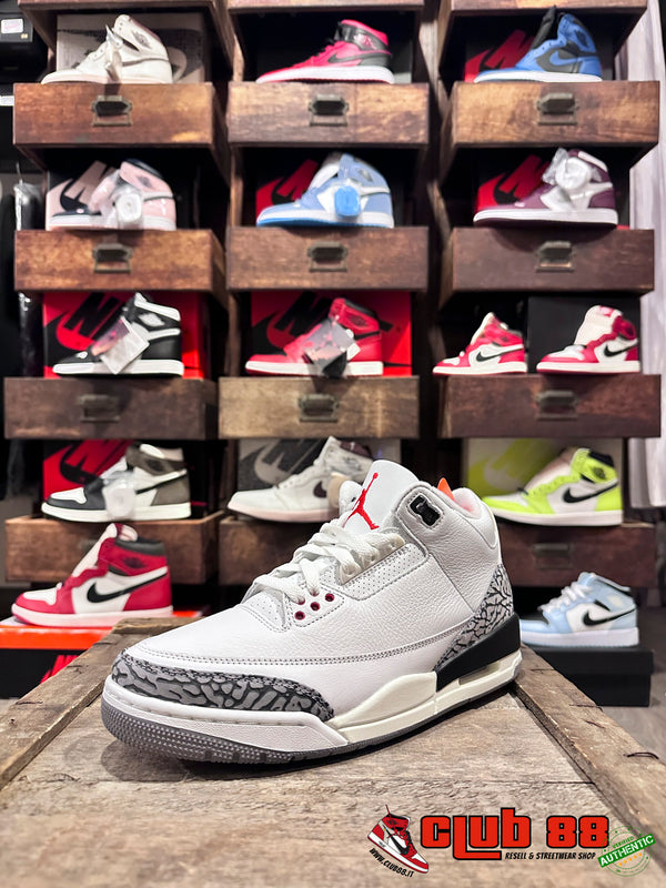 Sneakers Unisex Nike Jordan AIR JORDAN 3 DN3707-100 CEMENT - TFNY Boutique