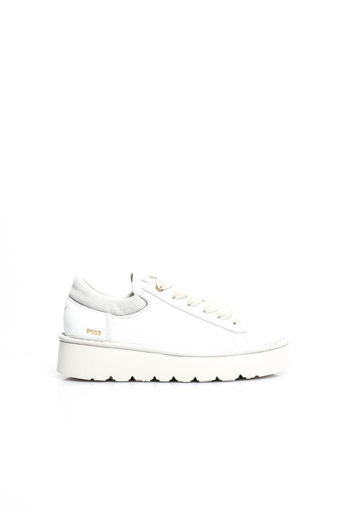Scarpe Donna Panchic P003 LACE-UP P003W019 LEATHER SUEDE WHITE P003 LACE-UP P003W019 LEATHER SUEDE WHITE Panchic 