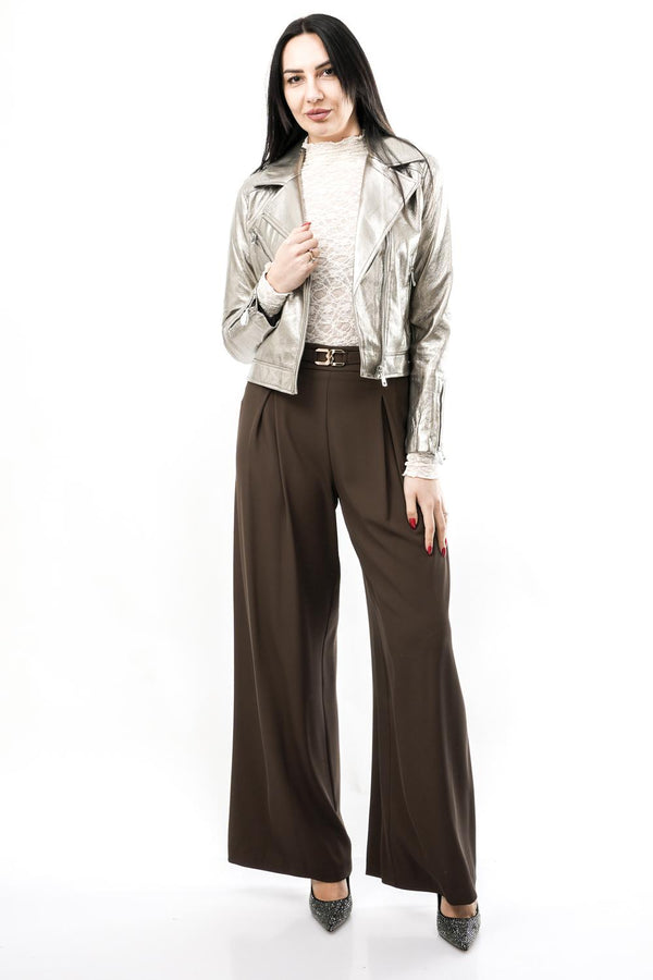 Giubbino Donna Rino & pelle ETNA.7502621 OLD GOLD METALLIC ETNA.7502621 OLD GOLD METALLIC Rino & pelle 