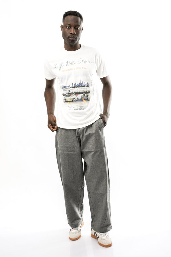 T-shirt Uomo PHOTOS PRINT 80 WHITE Bob 