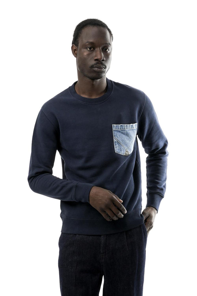 Felpa Uomo Roy Roger  CREW NECK POCKET RRU90098 C0048 CREW NECK POCKET RRU90098 C0048 Roy Roger 