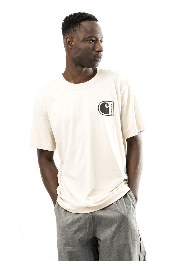 T-shirt Uomo Carhartt 107048 OAT MILK 107048 OAT MILK Carhartt 