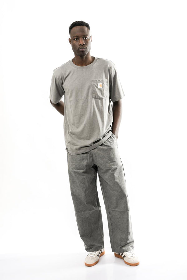 T-shirt Uomo Carhartt 107455 WEATHER ASH HEATHER 107455 WEATHER ASH HEATHER Carhartt 