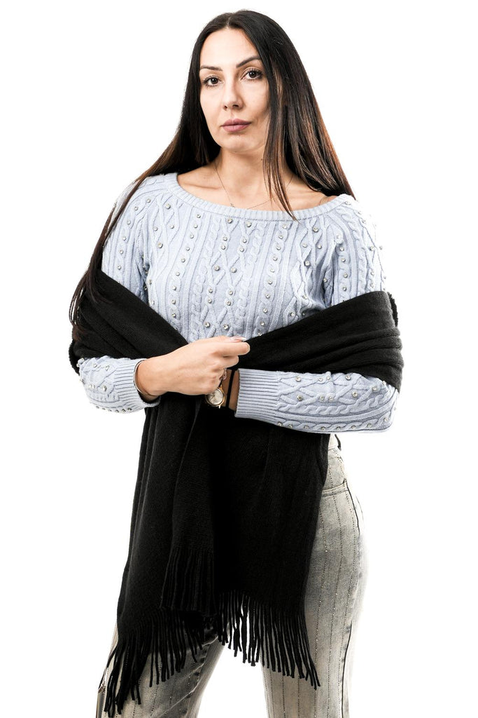 Sciarpa Donna VLIEN.7002512 BLACK Rino & pelle 