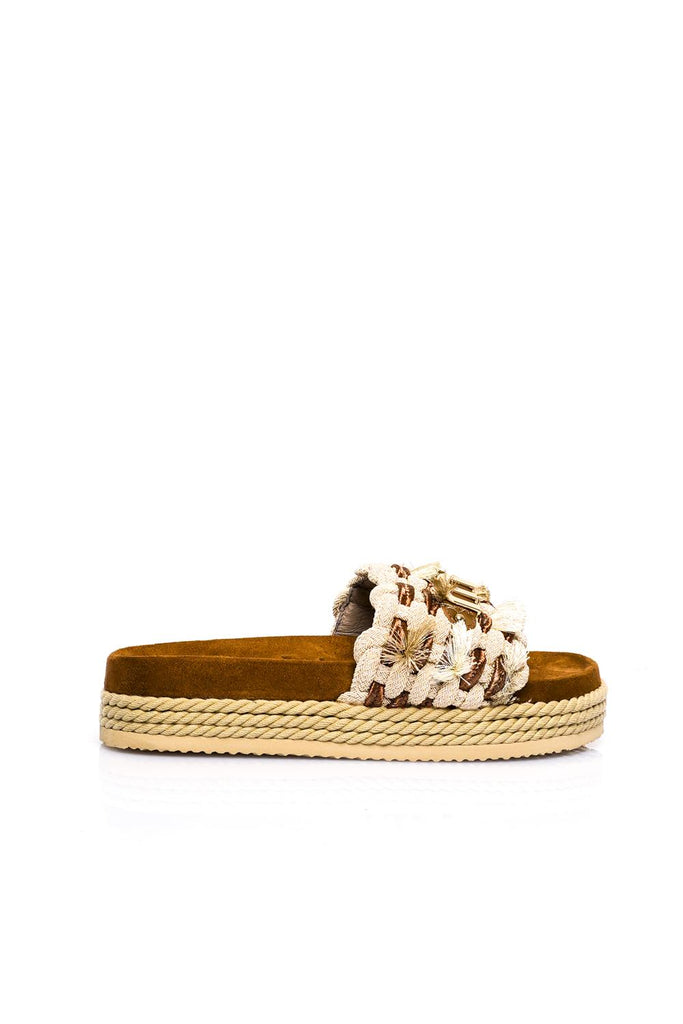 Mou MONOBAND ROPE SANDAL FRINGESBEI