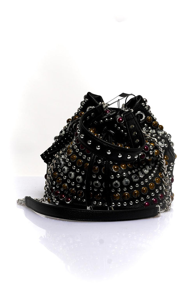 Borsa Donna La Carrie ANDROMEDA STONES BUCKET SYNT. TUMBLED BLACK ANDROMEDA STONES BUCKET SYNT. TUMBLED BLACK La Carrie 