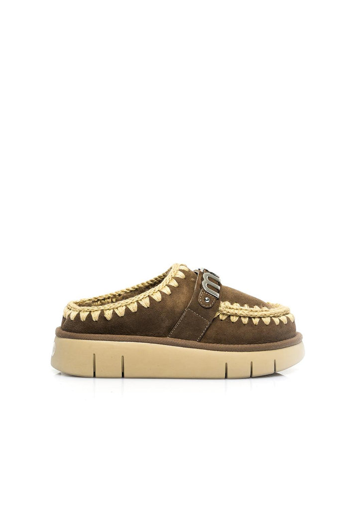 Ciabatta Donna Mou BOUNCE CLOG METAL LOGO ELGRY BOUNCE CLOG METAL LOGO ELGRY Mou 