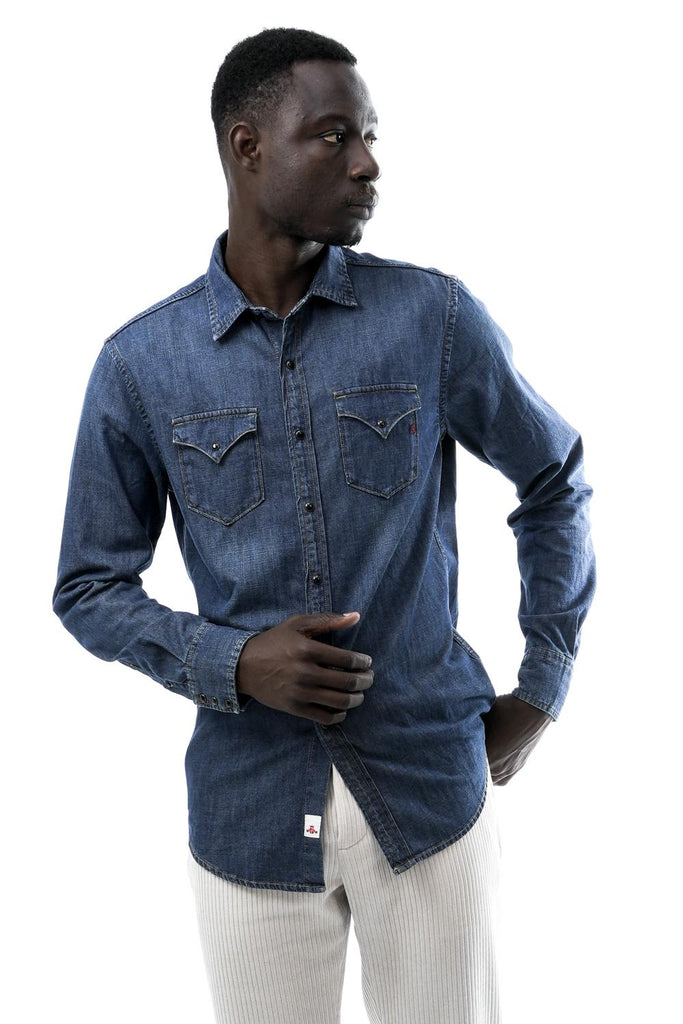 REPLAY Regular fit Camicia in Nero Denim | ABOUT YOU REPLAY Regular fit Camicia in Nero Denim | ABOUT YOU