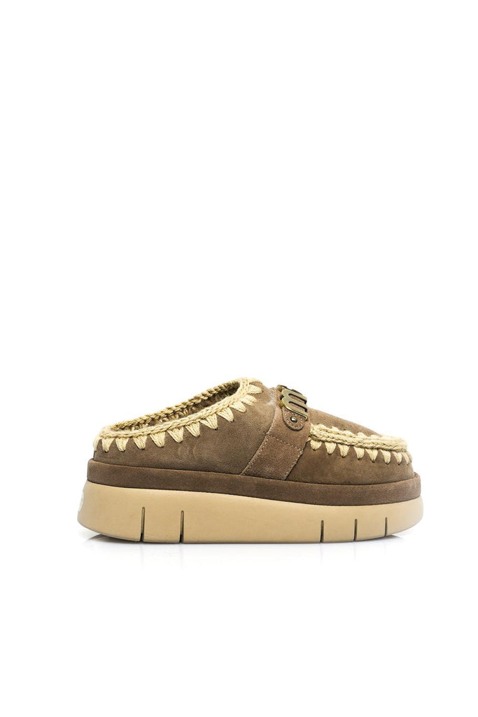 Ciabatta Donna Mou BOUNCE WELT CLOG SUEDE ELGRY BOUNCE WELT CLOG SUEDE ELGRY Mou 