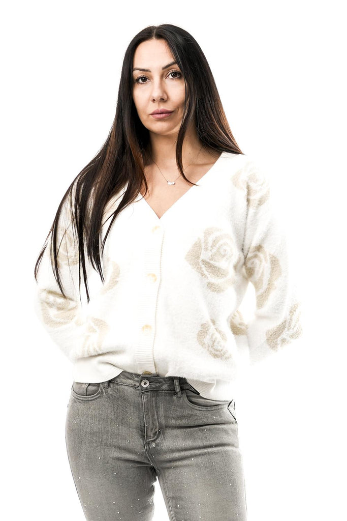 Cardigan Donna NS222 LATTE ROSECAPPUCCINO No Secrets 