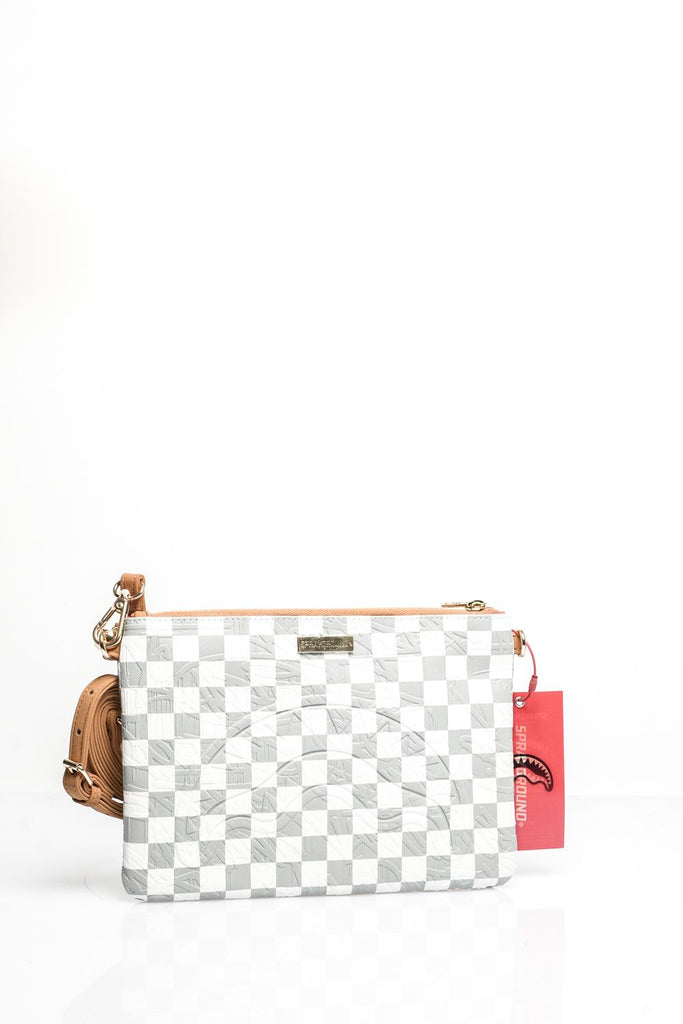 Pochette Unisex GRAFF EMBOSSED CREAM CHECK 910B8984NSZ Sprayground 