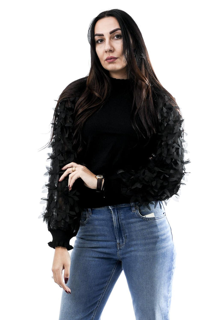 Maglia Donna ROMI.7002513 BLACK Rino & pelle 